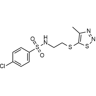 4-Chloro-N-(2-((4-methyl-1,2,3-thiadiazol-5-yl)thio)ethyl)benzenesulfonamide|CS-0556067