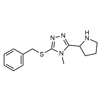 3-(Benzylthio)-4-methyl-5-(pyrrolidin-2-yl)-4H-1,2,4-triazole|CS-0556207