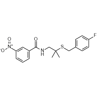 N-(2-((4-fluorobenzyl)thio)-2-methylpropyl)-3-nitrobenzamide|CS-0556387