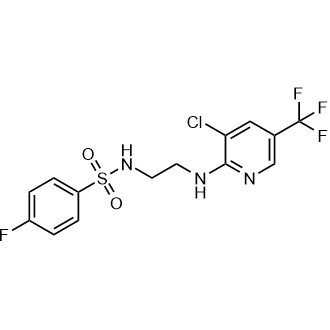 N-(2-((3-chloro-5-(trifluoromethyl)pyridin-2-yl)amino)ethyl)-4-fluorobenzenesulfonamide|CS-0556485