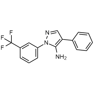 4-Phenyl-1-(3-(trifluoromethyl)phenyl)-1H-pyrazol-5-amine|CS-0556631