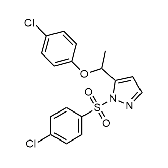 5-(1-(4-Chlorophenoxy)ethyl)-1-((4-chlorophenyl)sulfonyl)-1H-pyrazole|CS-0556649