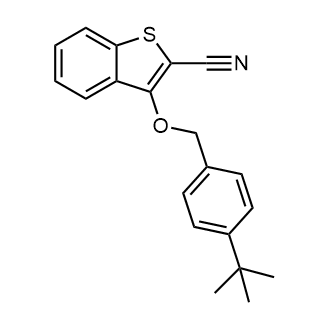 3-((4-(Tert-butyl)benzyl)oxy)benzo[b]thiophene-2-carbonitrile|CS-0556668