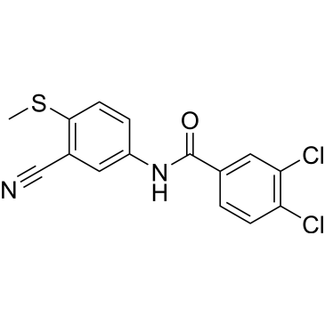 3,4-Dichloro-N-(3-cyano-4-(methylthio)phenyl)benzamide|CS-0556739