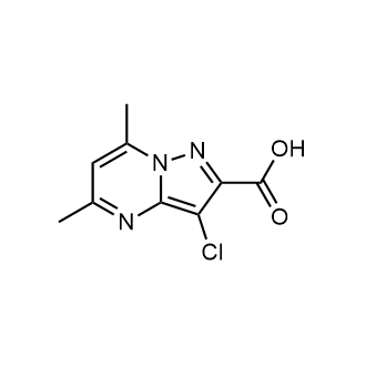 3-Chloro-5,7-dimethylpyrazolo[1,5-a]pyrimidine-2-carboxylic acid|CS-0556756
