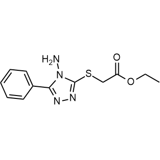 Ethyl 2-((4-amino-5-phenyl-4H-1,2,4-triazol-3-yl)thio)acetate|CS-0557014