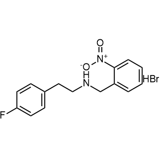2-(4-Fluorophenyl)-N-(2-nitrobenzyl)ethan-1-amine hydrobromide|CS-0557040