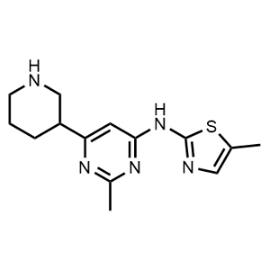 5-Methyl-N-(2-methyl-6-(piperidin-3-yl)pyrimidin-4-yl)thiazol-2-amine|CS-0557204