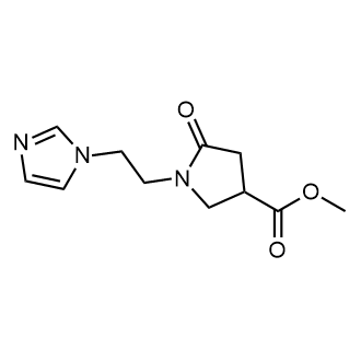 Methyl 1-(2-(1H-imidazol-1-yl)ethyl)-5-oxopyrrolidine-3-carboxylate|CS-0557210