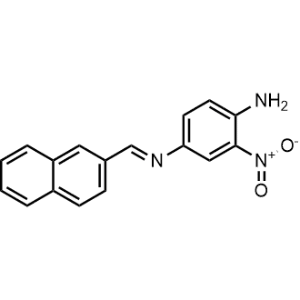 (E)-4-((naphthalen-2-ylmethylene)amino)-2-nitroaniline|CS-0557233