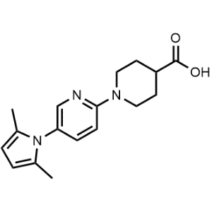 1-(5-(2,5-Dimethyl-1H-pyrrol-1-yl)pyridin-2-yl)piperidine-4-carboxylic acid|CS-0557404