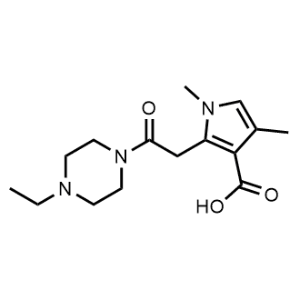 2-(2-(4-Ethylpiperazin-1-yl)-2-oxoethyl)-1,4-dimethyl-1H-pyrrole-3-carboxylic acid|CS-0557405