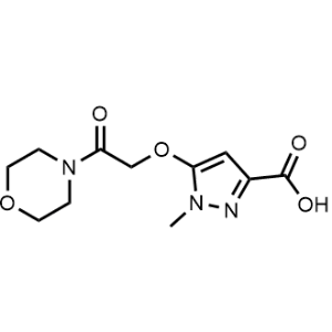 1-Methyl-5-(2-morpholino-2-oxoethoxy)-1H-pyrazole-3-carboxylic acid|CS-0557409