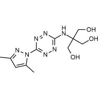 2-((6-(3,5-Dimethyl-1H-pyrazol-1-yl)-1,2,4,5-tetrazin-3-yl)amino)-2-(hydroxymethyl)propane-1,3-diol|CS-0557486