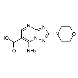 7-Amino-2-morpholino-[1,2,4]triazolo[1,5-a]pyrimidine-6-carboxylic acid|CS-0557593