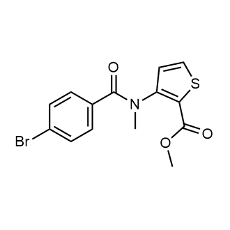 Methyl 3-(4-bromo-N-methylbenzamido)thiophene-2-carboxylate|CS-0557684