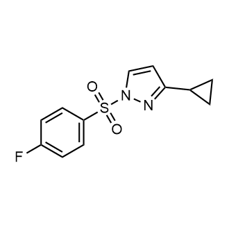 3-Cyclopropyl-1-((4-fluorophenyl)sulfonyl)-1H-pyrazole|CS-0557824