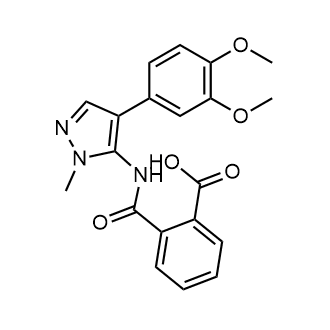 2-((4-(3,4-Dimethoxyphenyl)-1-methyl-1H-pyrazol-5-yl)carbamoyl)benzoic acid|CS-0557825
