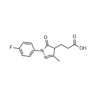 3-(1-(4-Fluorophenyl)-3-methyl-5-oxo-4,5-dihydro-1H-pyrazol-4-yl)propanoic acid|CS-0558118