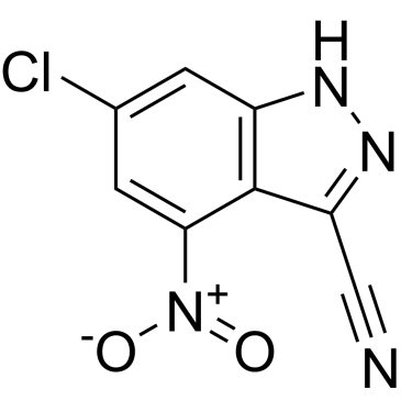 6-Chloro-4-nitro-1H-indazole-3-carbonitrile|CS-0558127