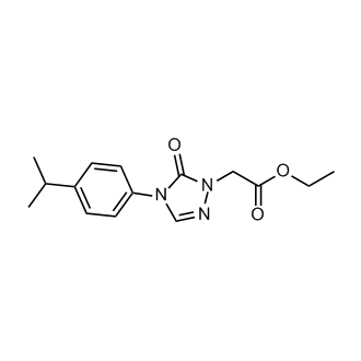 Ethyl 2-(4-(4-isopropylphenyl)-5-oxo-4,5-dihydro-1H-1,2,4-triazol-1-yl)acetate|CS-0558235