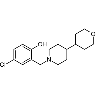 4-Chloro-2-((4-(tetrahydro-2H-pyran-4-yl)piperidin-1-yl)methyl)phenol|CS-0558309