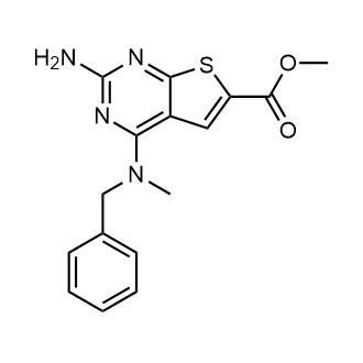 Methyl 2-amino-4-(benzyl(methyl)amino)thieno[2,3-d]pyrimidine-6-carboxylate|CS-0558403