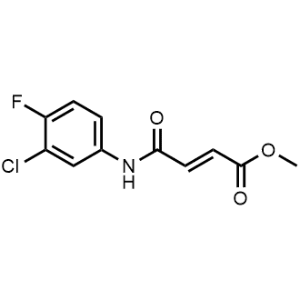 Methyl (E)-4-((3-chloro-4-fluorophenyl)amino)-4-oxobut-2-enoate|CS-0558515