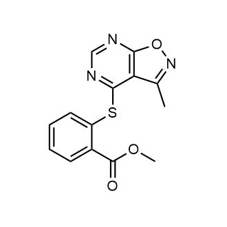 Methyl 2-((3-methylisoxazolo[5,4-d]pyrimidin-4-yl)thio)benzoate|CS-0558597