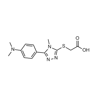 2-((5-(4-(Dimethylamino)phenyl)-4-methyl-4H-1,2,4-triazol-3-yl)thio)acetic acid