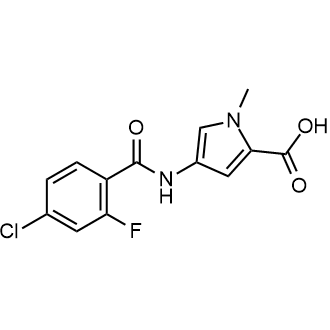 4-(4-Chloro-2-fluorobenzamido)-1-methyl-1H-pyrrole-2-carboxylic acid|CS-0558834