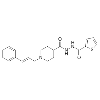 1-Cinnamyl-N'-(thiophene-2-carbonyl)piperidine-4-carbohydrazide|CS-0558865
