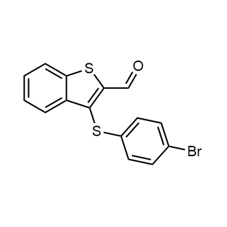 3-((4-Bromophenyl)thio)benzo[b]thiophene-2-carbaldehyde|CS-0558951