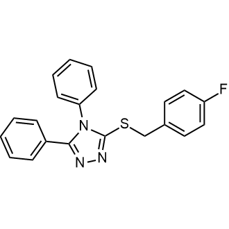 3-((4-Fluorobenzyl)thio)-4,5-diphenyl-4H-1,2,4-triazole|CS-0559038