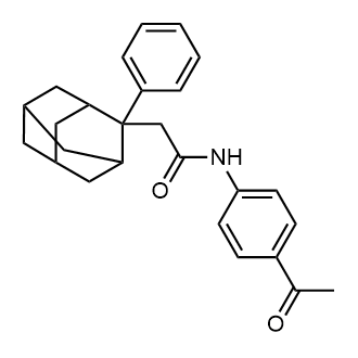 N-(4-acetylphenyl)-2-(2-phenyladamantan-2-yl)acetamide|CS-0559168