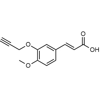 (E)-3-(4-methoxy-3-(prop-2-yn-1-yloxy)phenyl)acrylic acid|CS-0559206