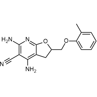 4,6-Diamino-2-((o-tolyloxy)methyl)-2,3-dihydrofuro[2,3-b]pyridine-5-carbonitrile|CS-0559304
