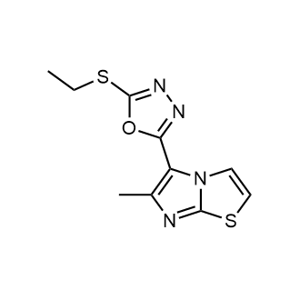 2-(Ethylthio)-5-(6-methylimidazo[2,1-b]thiazol-5-yl)-1,3,4-oxadiazole|CS-0559365