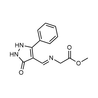 Methyl 2-(((3-oxo-5-phenyl-2,3-dihydro-1H-pyrazol-4-yl)methylene)amino)acetate|CS-0559442