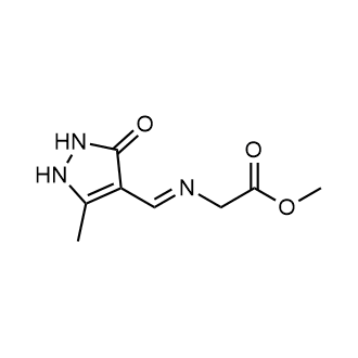 Methyl 2-(((5-methyl-3-oxo-2,3-dihydro-1H-pyrazol-4-yl)methylene)amino)acetate|CS-0559443