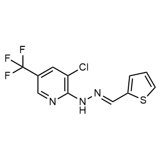 (E)-3-chloro-2-(2-(thiophen-2-ylmethylene)hydrazinyl)-5-(trifluoromethyl)pyridine|CS-0559485