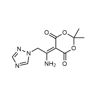 5-(1-Amino-2-(1H-1,2,4-triazol-1-yl)ethylidene)-2,2-dimethyl-1,3-dioxane-4,6-dione|CS-0559588