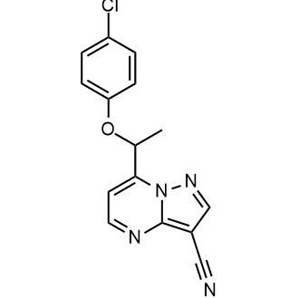 7-(1-(4-Chlorophenoxy)ethyl)pyrazolo[1,5-a]pyrimidine-3-carbonitrile|CS-0559608