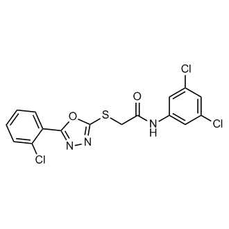 2-((5-(2-Chlorophenyl)-1,3,4-oxadiazol-2-yl)thio)-N-(3,5-dichlorophenyl)acetamide|CS-0559636