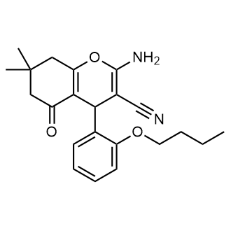 2-Amino-4-(2-butoxyphenyl)-7,7-dimethyl-5-oxo-5,6,7,8-tetrahydro-4H-chromene-3-carbonitrile|CS-0559664