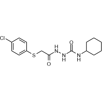 2-(2-((4-Chlorophenyl)thio)acetyl)-N-cyclohexylhydrazine-1-carboxamide|CS-0559708