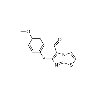 6-((4-Methoxyphenyl)thio)imidazo[2,1-b]thiazole-5-carbaldehyde|CS-0559822