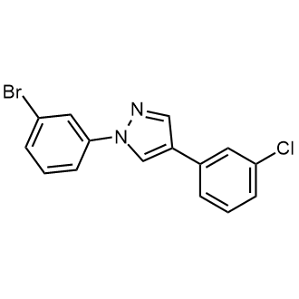 1-(3-Bromophenyl)-4-(3-chlorophenyl)-1H-pyrazole|CS-0559835