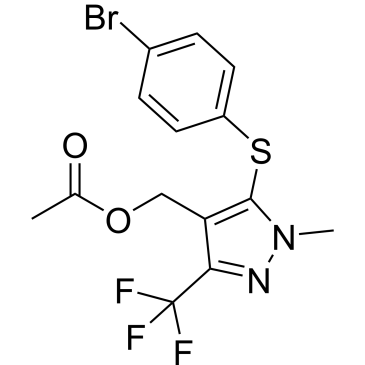 (5-((4-Bromophenyl)thio)-1-methyl-3-(trifluoromethyl)-1H-pyrazol-4-yl)methyl acetate|CS-0559847