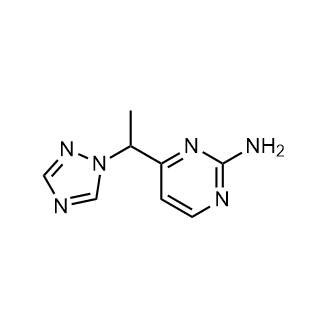 4-(1-(1H-1,2,4-triazol-1-yl)ethyl)pyrimidin-2-amine|CS-0559916